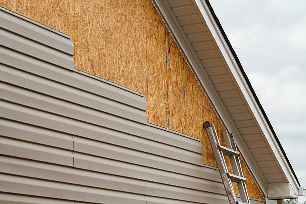 Professional Vinyl Siding technician working in Mount Airy, NC